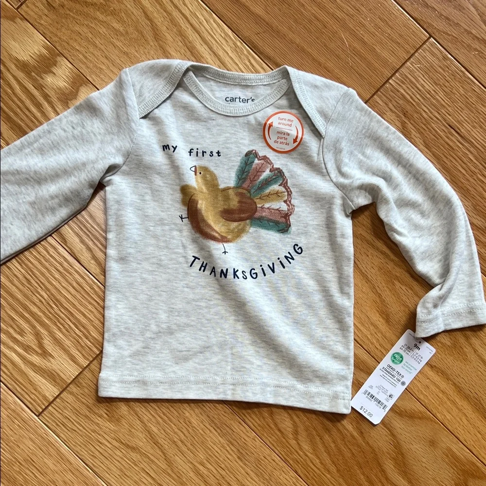 OshKosh B'gosh Denim Overalls with Graphic Tees Set